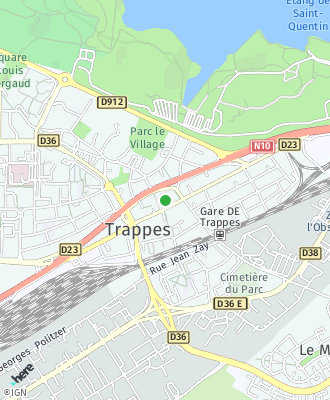 Plan d'accés Mairie de TRAPPES
