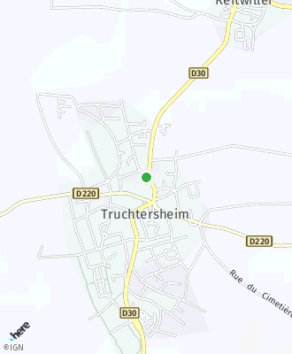 Plan d'accés Mairie de TRUCHTERSHEIM