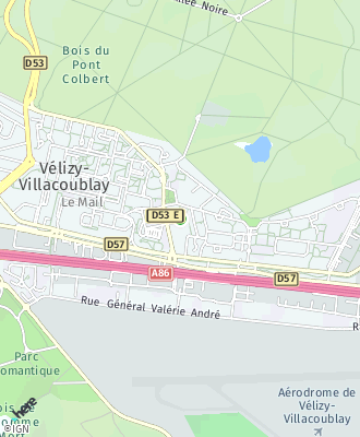 Plan d'accés Mairie de VELIZY VILLACOUBLAY