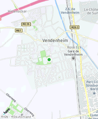 Plan d'accés Mairie de VENDENHEIM