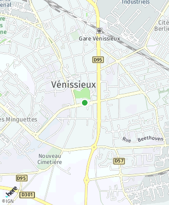 Plan d'accés Mairie de VENISSIEUX