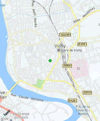 Plan d'accés Mairie de VICHY