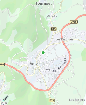 Plan d'accés Mairie de VOLVIC